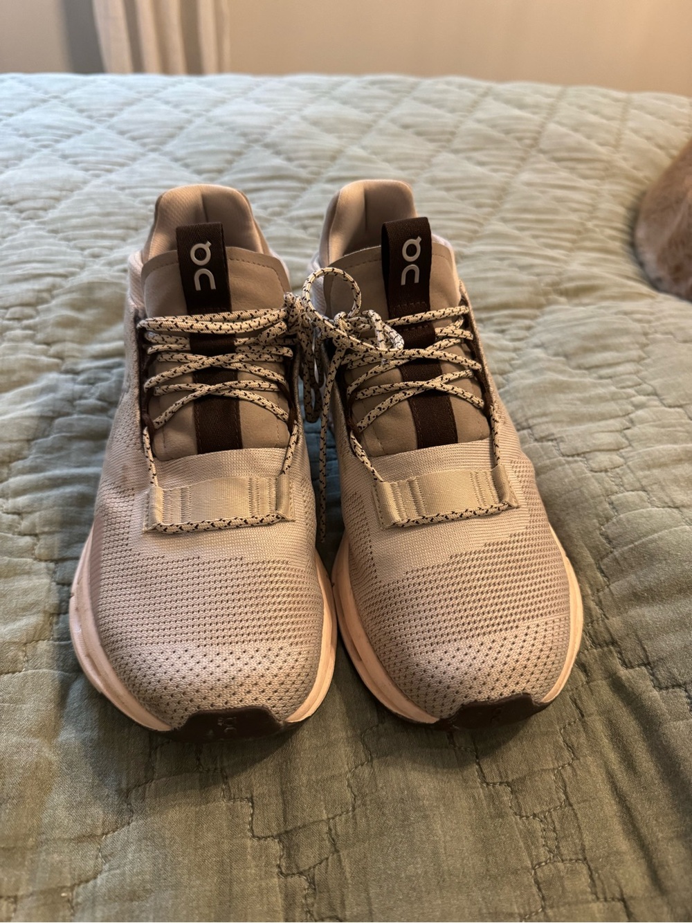 On Running Women's Sneakers in Light Beige and Brown